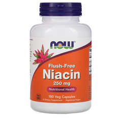Flush-Free Niacin 250 мг - 180 веган кап