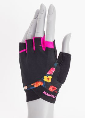 Жіночі спортивні рукавички Flower Power MFG 770 чорний