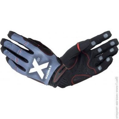 Спортивні рукавички CROSSFIT MXG 102 - чорний / сірий / білий