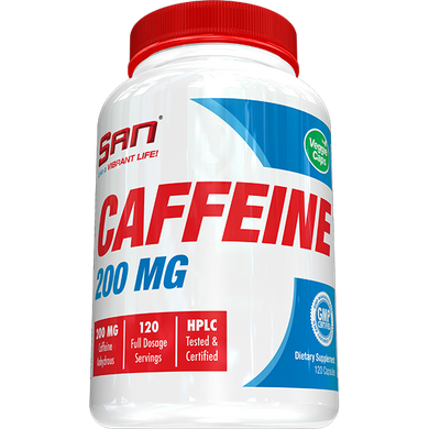 Кофеин SAN Nutrition Caffeine Anhydrous 200 мг – 120 капсул