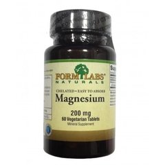 Chelated Magnesium 200 mg 60 tab