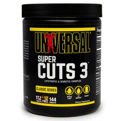 Жироспалювач Universal Nutrition Super CUTS 3 – 144 пігулок (132 + 12 у подарунок)