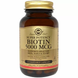 Биотин, Biotin, Solgar, 5000 мкг, 50 вегетарианских капсул: изображение – 1