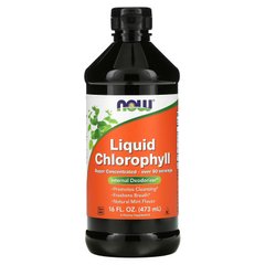 Жидкий Хлорофилл, Liquid Chlorophyll, NOW Foods – 473 мл