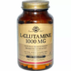 Глютамин, L-Glutamine, Solgar, 1000 мг, 60 таблеток: зображення — 1