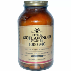 Біофлавоноїди, Citrus Bioflavonoid, Solgar, 1000 мг, 250 таблеток