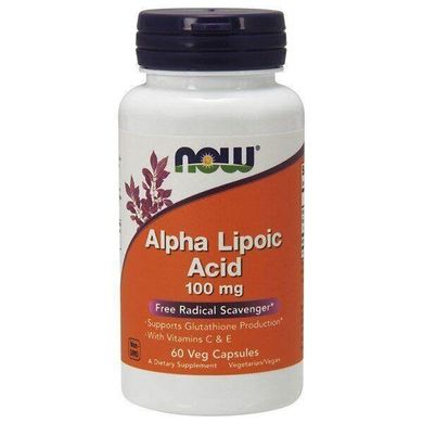 Alpha Lipoic Acid 100 мг - 60 веган кап