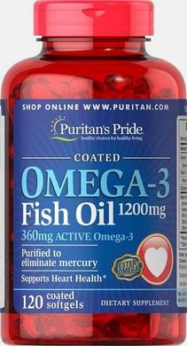 Omega-3 Fish Oil 1200 mg (360 mg Active Omega-3)100 Softgels