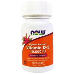 Vitamin D-3 10,000 IU - 120 софт кап