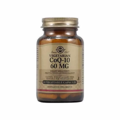 Коэнзим Q10 вегетарианский, CoQ-10, Solgar, 60 мг, 60 капсул