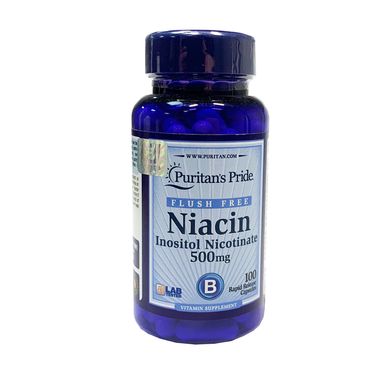 Flush Free Niacin 500 mg - 100 кап