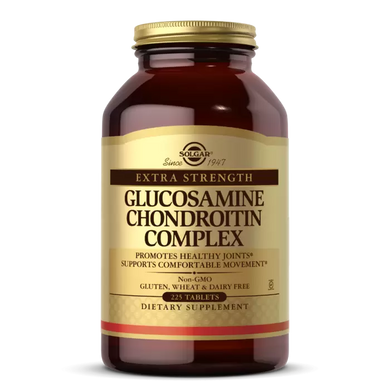 Глюкозамин Хондроитин комплекс, Glucosamine Chondroitin Complex, Solgar, 225 таблеток