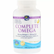 Омега 3 6 9 (лимон), Complete Omega, Nordic Naturals, 1000 мг, 120 капсул: изображение – 1