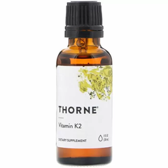 Витамин К2 (Vitamin K2), Thorne Research, жидкий, 30 мл
