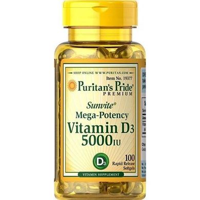 Vitamin D3 5000 IU100 Softgels