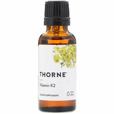 Вітамін К2 (Vitamin K2), Thorne Research, рідкий, 30 мл