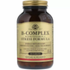 Комплекс витаминов В + С, B-Complex with Vitamin C, Solgar, стресс формула, 250 таблеток: изображение – 1