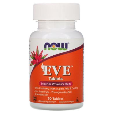 Витамины для женщин, EVE Women's Multi, Now Foods, 90 капсул