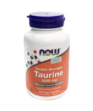 Аминокислота Taurine 1000 мг - 100 веган кап