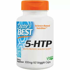 5-HTP, 5-гідрокси L-триптофан, Doctor's Best, 100 мг, 60 кап.