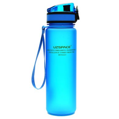 Бутылка для воды Frosted 500 мл голубая