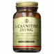 Л карнитин, L-Carnitine, Solgar, свободная форма, 250 мг, 90 вегетарианских капсул: изображение – 1