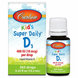 Вітамін Д3, Kid's Super Daily D3, Carlson Labs, для дітей, 400 МО, 10,3 мл: зображення — 1