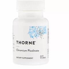 Хром пиколинат, Chromium Picolinate, Thorne Research, 60 капсул