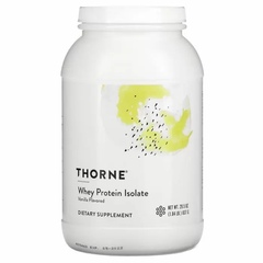 Сироватковий протеїн ізолят, Whey Protein, Thorne Research, ваніль, 837 г