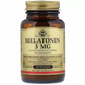 Мелатонін, Melatonin, Solgar, 3 мг, 120 таблеток: зображення — 1